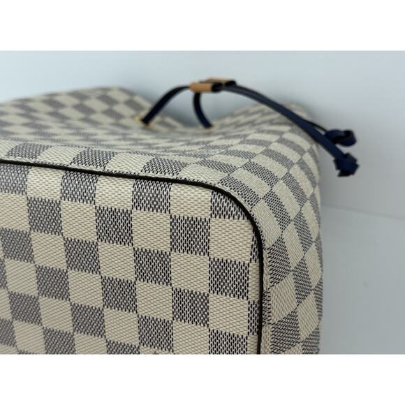 Louis Vuitton Damier Azur Néonoé MM with Braided Strap - Picture 14 of 16